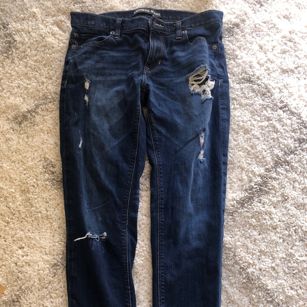 Express Jeans - Girlfriend Style Dark Wash - 4
